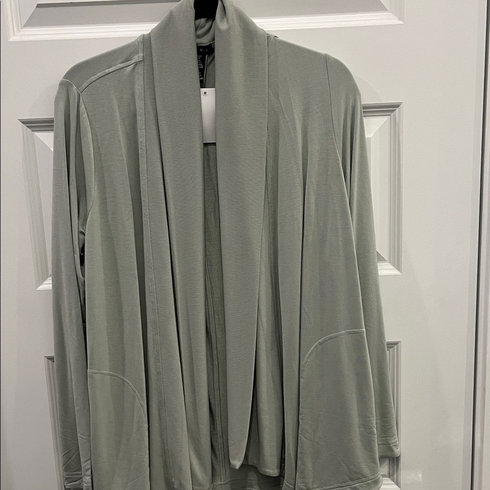 Max & Mia Women's Super Soft light olive green Cardigan
